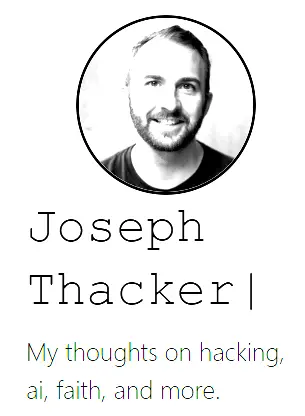 Joseph Thacker (rez0) logo