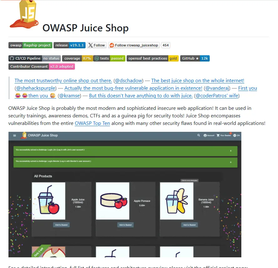 OWASP Juice Shop logo