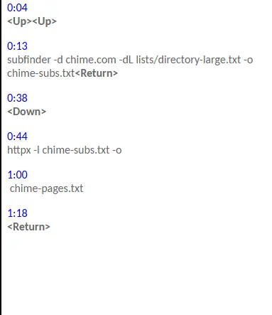 Recording Keylog