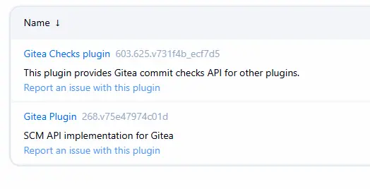 Gitea Plugin
